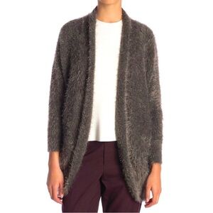 14TH & UNION Eyelash Knit Open Front Cardigan M/L